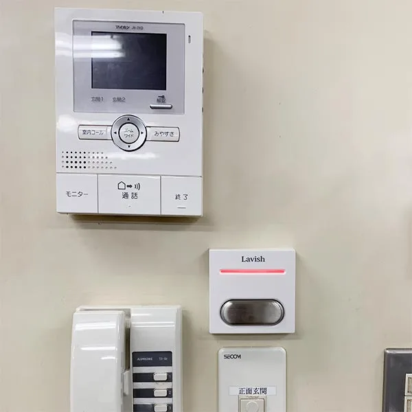 別の階の解錠ボタン