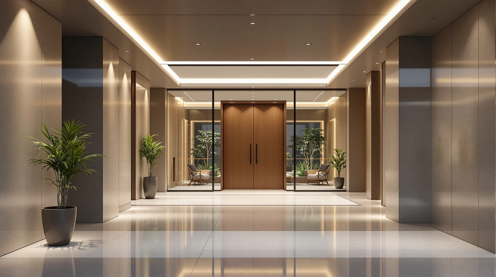 電磁錠 電気錠 違い - Modern Japanese office building entrance lobby wit